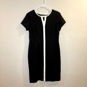 Talbots Ponte Sheath Business Casual Midi Dress size 6p